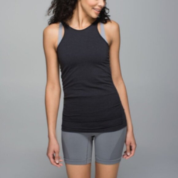 Lululemon Lightweight Slim Fit Black Tank 6 NWOT - Picture 2 of 15
